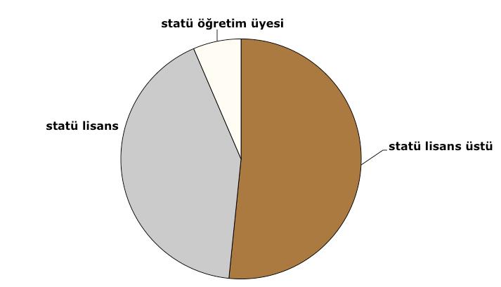 öğrencileri öğretim üyesi 8% lisans üstü 15%