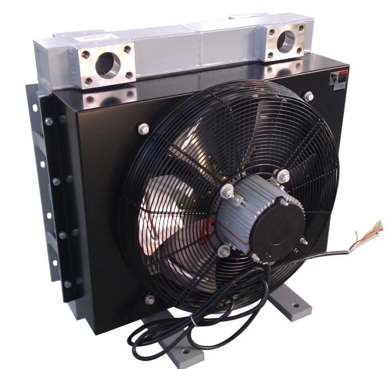 YS4 Serisi AC Motorlu Hidrolik Yağ Soğutucular Çalışma Koşulları Maksimum Çalışma Basıncı: 20 bar Çevre Sıcaklığı: 35 C Hidrolik Yağ Maksimum Giriş Sıcaklığı: 70 C Yapısındaki Malzemeler Soğutucu :
