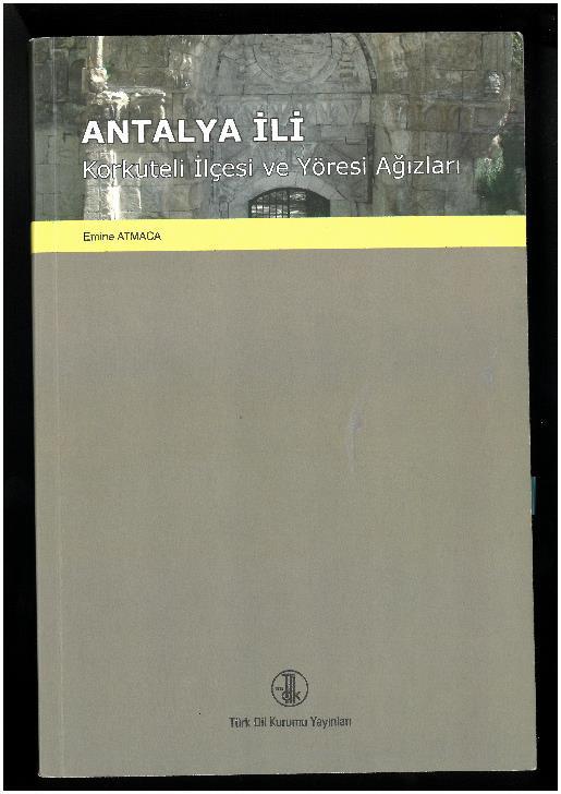 ISBN: 978-975-16-3328-6 Giriş Özlem Güzel * Türkiye Türkçesi ağızları üzerinde yapılan derleme çalışmalarının başlangıç tarihi 1860 lı yıllara kadar uzanır.