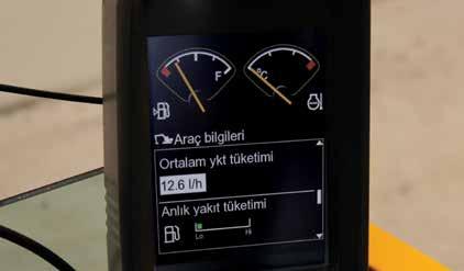 Otomatik motor durdurma Opsiyonel otomatik motor durdurma fonksiyonu, daha önceden ayarlanan süre boyunca (varsayılan ayar beş dakikadır) makine kullanılmadığında yakıt tüketimini azaltmak