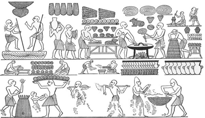 Bölüm 1 Yeni Bir Eski Hikâye, Fırıncılığa Giriş Fırıncılığın tarihi, medeniyetin tarihi ile paraleldir; ekmek, insan tarafından işlenmiş ilk gıdalar arasında yer alır ve en büyük ölçekte işlenen ilk