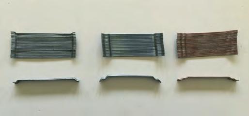 ARTICLE MAKALE Çizelge 2. Çelik tellerin özelikleri Çelik Tel Tipi Boy, l (mm) Çap, d (mm) Narinlik (l/d) (uzunluk/çap) Yoğunluk (g/ cm 3 ) Çekme Dayanım, f su ( N/mm 2 ) 3D65/60 BN 60 0,90 65 7,85 1.