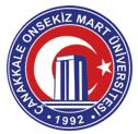 T.C ÇANAKKALE ONSEKİZ MART ÜNİVERSİTESİ TIP FAKÜLTESİ HALK SAĞLIĞI ANABİLİM