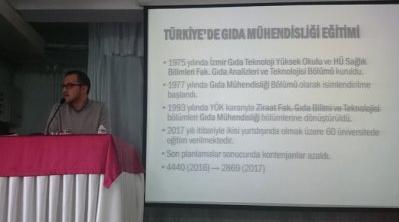 Mahir HOROZOĞLU, Gıda Mühendisliği mesleğini lise öğrencilerine anlattı. Sn.