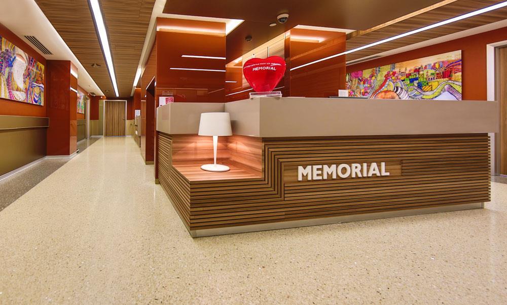 Memorial Šišli Bolnica pruža vrhunske usluge sa svjetskim standardima, kako za lokalne pacijente tako i za pacijente koji dolaze iz inostranstva. Ukupno ima 53.