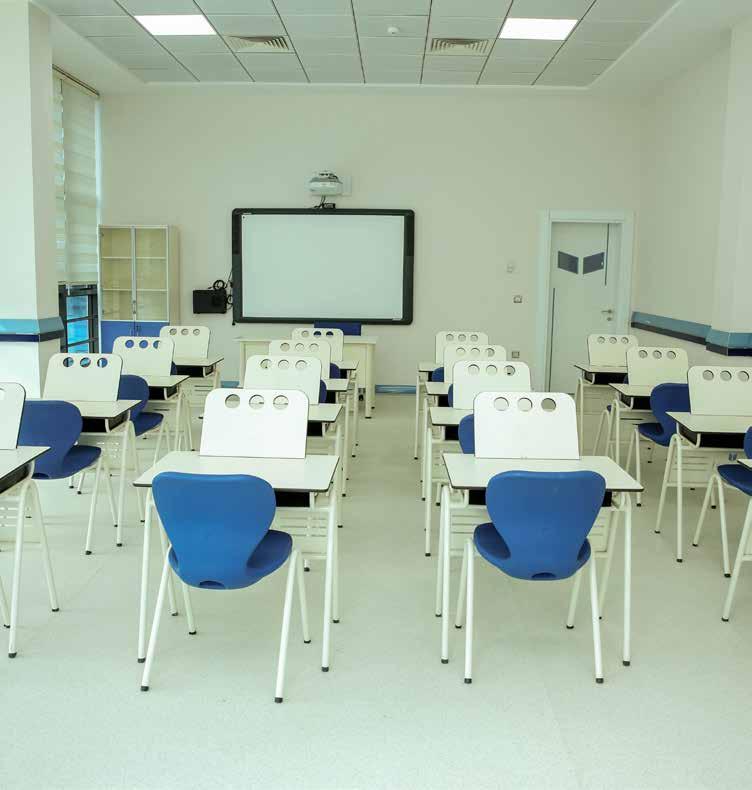 Designed and Furnished Area : Full Equipments, 55 Classes, Physics Chemistry Biology Laboratory,