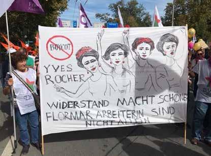 Bern de çoğunluğu kadınlardan oluşan 20 bin kişi, kadınlara yönelik bu ücret ayrımcılığını protesto etmek için bir miting düzenledi.
