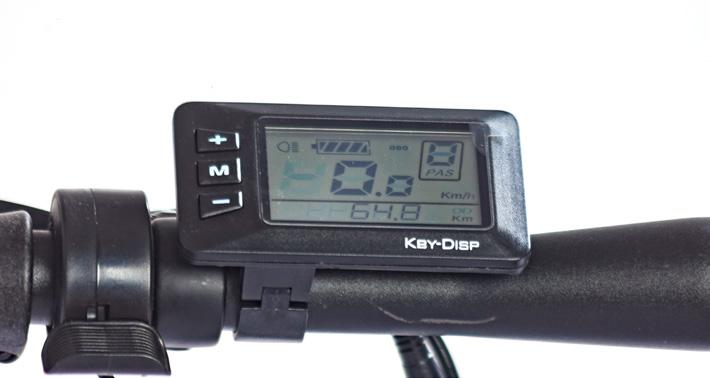 36V - 10,4 Ah / 2A USB Çıkışı KINGMETER T320 SinWave, Batarya ya Entegre PAS (Pedal Asistan Sistemi)