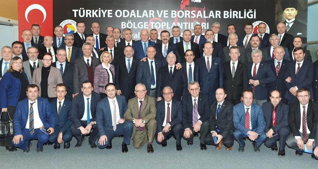 2017/1 Marmara ve Trakya Bölge Toplantısı TOBB da Yapıldı TOBB Başkanı M.