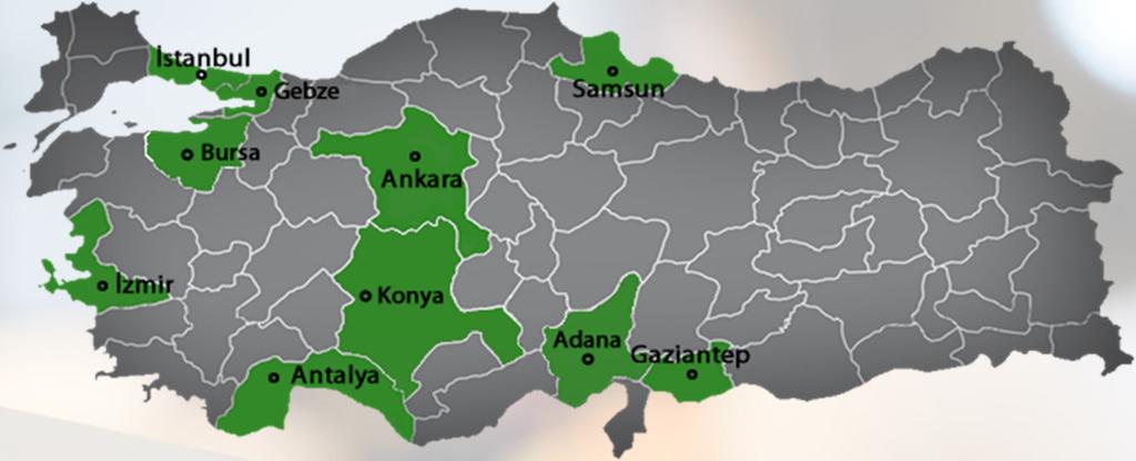 Şubeler ve Çalışanlar 31 Aralık 2017 itibarıyla Çağdaş Faktoring A.Ş. nin 4 ü İstanbul da, 2 si Ankara da olmak üzere toplam 14 şubesi ve 162 çalışanı bulunmaktadır.