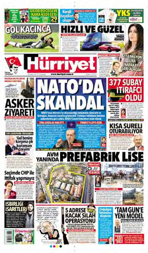 yayıncılık anlayışıyla Türk basınında iyi gazeteciliğin ve güvenilirliğin simgesi olmuştur. Hürriyet markası; yazılı basında 70 yıldır, hurriyet.com.