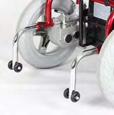 teker ile mükemmel sürüş sağlayan akülü tekerlekli sandalyedir.