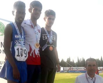 Balkan U18 Atletizm Þampiyonasý nda 16 ülke mücadele verirken, madalya sýralamasýnda Türkiye ilk sýrayý elde etti.