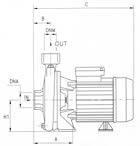 Çalışma basıncı azami 6 bar MOTOR 3~ 23/4V-5z 2 kutuplu indüksiyon motoru 1~ 23V-5z termal koruyuculu Yalıtım sınıfı F Koruma derecesi IP44 8 2 6 15 [m] 1-12 4 [ft] 1 5 75-76 2 2 4 6 8 1 12 14 16 18