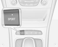 188 Sürüş ve kullanım Etkinleştirilmesi Sürücü destek sistemleri Motor çalışırken SPORT öğesine basın. Sport modu aktifken düğme içindeki LED yanar ve Sürücü Bilgi Sisteminde bir durum mesajı görünür.