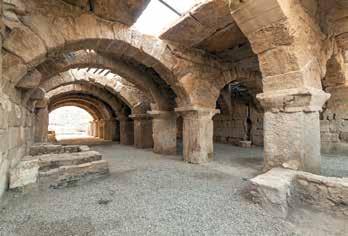 yüzyıla ait olduğu Tripolis te antik döneme ait kalıntılar yaklaşık 281 hektarlık alana yayılmaktadır.