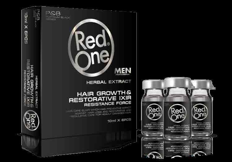 RedOne Hair Growth & Restorative Ixir ile kullanılması tavsiye edilir.