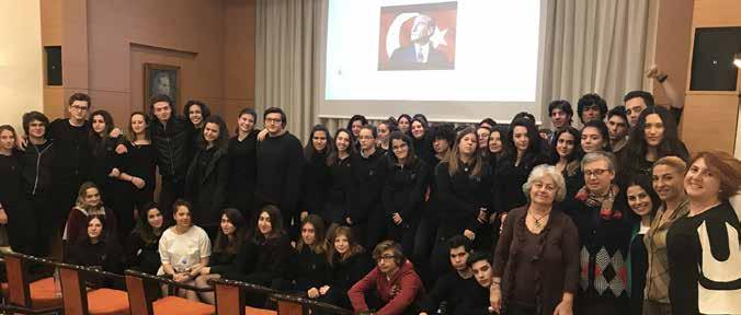 Projenin üçüncü basamağında 8 Şubat 2018 tarihinde Türk Dili ve Edebiyatı Öğretmenimiz Özlem Azak, Ayrımcılık ve Kimlik Tartışması, Tarih Öğretmenimiz Dr.