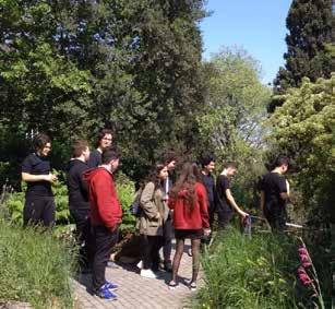 sınıf öğrencilerimiz ile İstanbul Üniversitesinin bünyesinde bulunan Botanik Bahçesi ni ziyaret