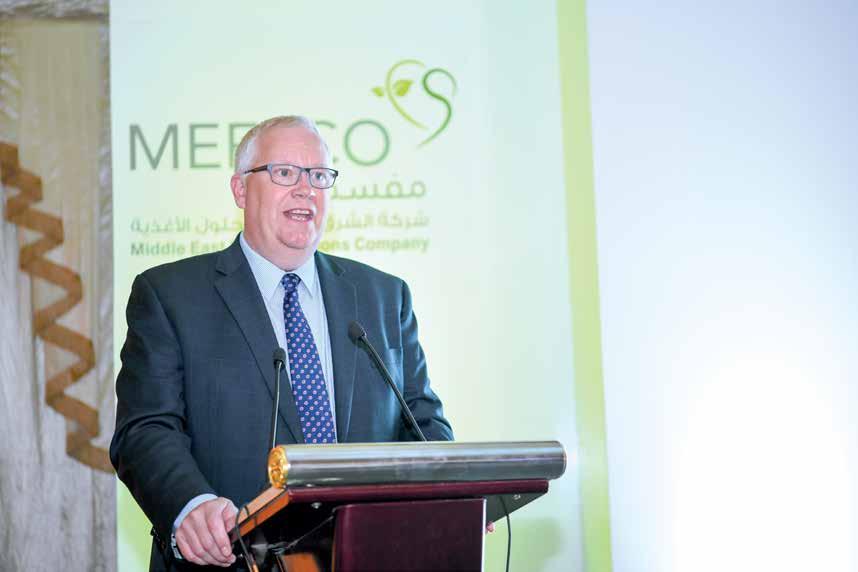 MEFSCO AÇILIŞI Orta Doğu, gıda sektöründe dünyanın en hızlı büyüyen pazarı Cargill Nişasta, Tatlandırıcılar ve Kıvam Verici Ürünler Grup Lideri Julian Chase şunları söyledi: Orta Doğu gıda pazarı