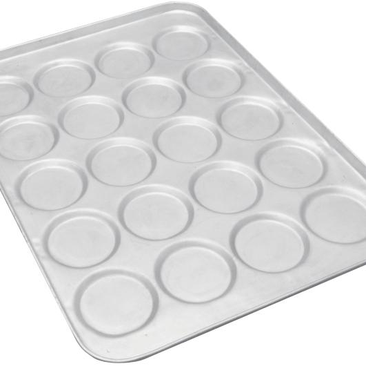 Aluminium trays are manufactured by special alloyed, certified and suitable for food production metals. If customers demand, trays can be covered by teflon.