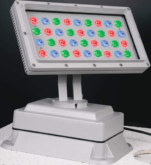 Nightstar Nightstar LED wallwasher incorporates 36pcs power LEDs that creates an architectural and decorative illumination.