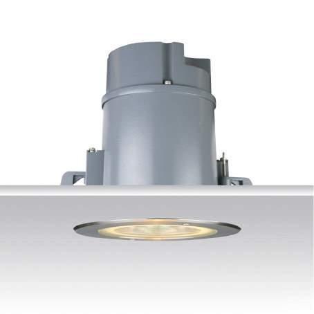 Skylight Ceiling Recessed Luminaire / Ankastre Serisi IP -- Corrosion resistant aluminium body. -- Thermal shock resistant safety glass. -- Weatherproof and durable silicone rubber gasket.