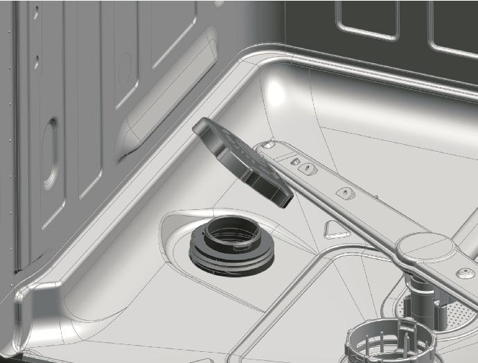 Ön Hazırlık Tuzun doldurulması Makinenin sürekli aynı performansta çalışması için su yumuşatma sisteminin yenilenmesi gerekir. Bulaşık makinesi tuzu bu amaçla kullanılır.