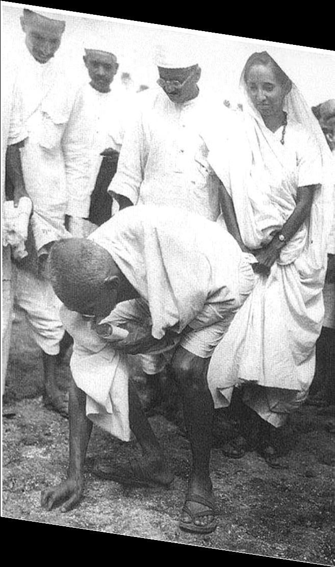 M. Gandhi nin Tuz Yürüyüşü, Hindistanın