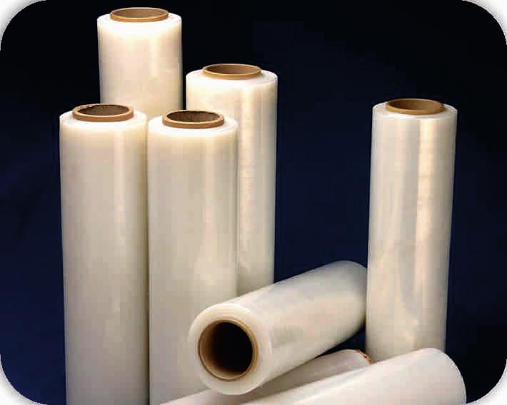 Manual Stretch Film Produced in Standard 50 cm width Thickness 15 17 20-23 micron Stretched up to 300 % Packaged in boxes of six Can be supplied in Jumbo Rolls Sipariş üzerine farklı
