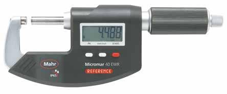 - 3-6 Digital Micrometer Micromar without data output IP6 ABS Features İşlevler: SIFIRLAMA (Bağıntılı ölçüm için ekranı sıfırlama) ABS (Bağıntılı ve Mutlak ölçüm arasında geçiş yapma) mm/inç