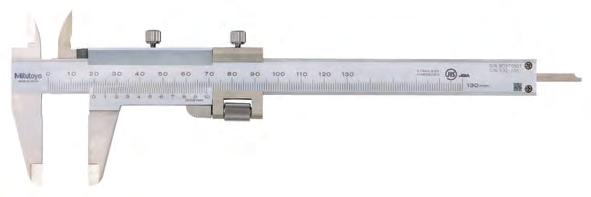 olan modeller için, (100-150 - 200mm) 050085-10 125 mm derinlik ölçüm tabanı, 300 mm modeller için L 531-122 No L a b c d Çözünürlük (20 C) Derinlik çubuğu 531-101 0-150 0,05 mm ±0,05 mm düz 229 40