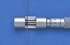 Tel-Vida Dişi Ölçüm Mikrometresi Seri 147 Tel kalınlığı ölçümü için tasarlanmıştır Ayrıca küçük küre çapları ölçümüne de uygundur 147-401 Hata Sınırı No [µm] 147-401 0-10 ±3 65 listesine bakınız