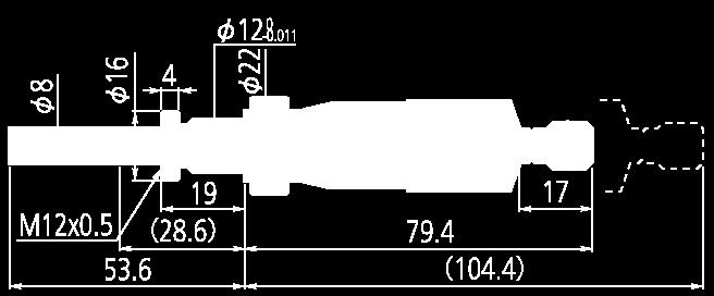 somunlu 25,5 w/o kilit Cırcırlı 155 151-256 0-50 Düz(karbür tip) 12 mm Düz - 240 151-255 0-50