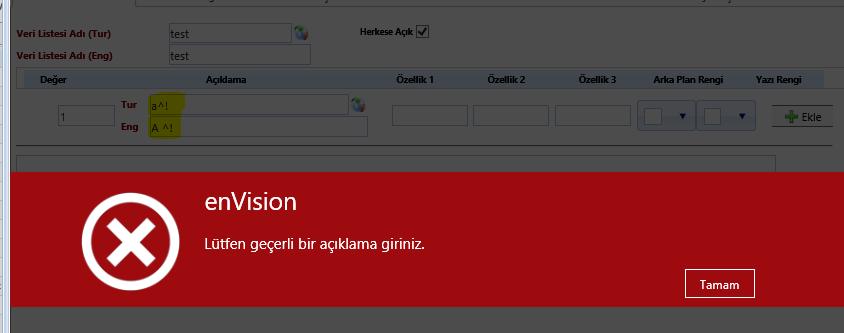 11. Ana Menü>> Evrak>> Posta Gönderileri>> Kep Gönderileri Listesi ekranında gelen kutusu ya da giden kutusundaki bir ileti açılmak istenildiğinde alınan hata giderilmiştir. 12.