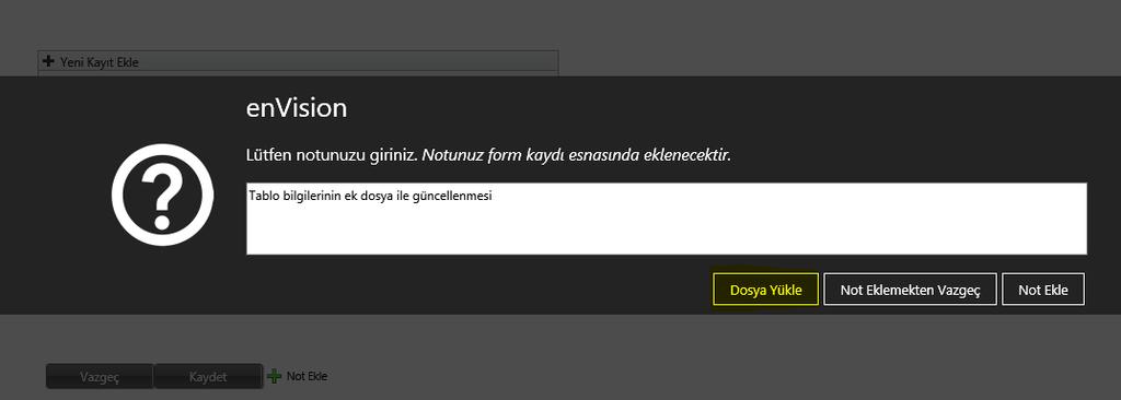 2. Ana Menü>> Yönetim>> Kullanıcı İşlemleri>> Kullanıcı Listesi ekranında herhangi bir personel bilgisi güncellenerek fotoğraf eklemek istenildiğinde alınan hata giderilmiştir. 3.