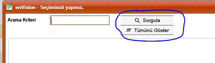 2. Form tasarımı ekranında Veri Listesi kontrolü eklenerek veri listesi seçim ekranından butonların alt alta gelmesi sağlanmıştır. 3.