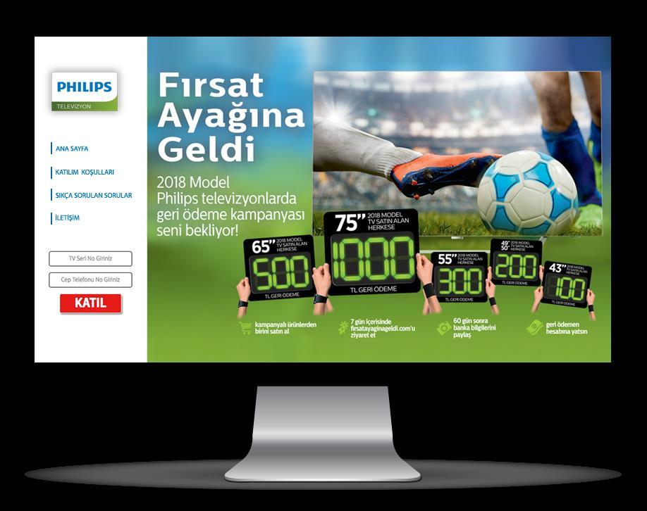 8 2 - Kampanya internet sitesini ( www.firsatayaginageldi.com ) ziyaret eder ve fatura tarihinden itibaren 7 gün içerisinde TV seri no ve cep telefon numarası ile başvuru formuna ulaşır.