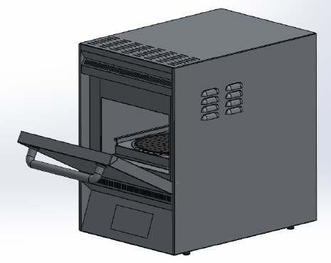 2. Metot 2.1. Tasarım Endüstriyel fırınların ana amacı kısa sürede ve etkin pişirme sağlamaktır.