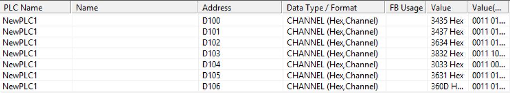 01 biti tetiklenirse seri portta yer alan 14 byte veri D100 adresinden itibaren PLC adreslerine yazılacaktır.