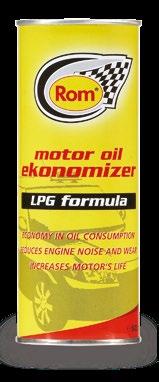 Ekonomizer LPG 500 ml Ekonomizer LPG, içeriğinde bulunan yüksek kaliteli katkılar sayesinde, motor yağının viskozite indeksini artırır.