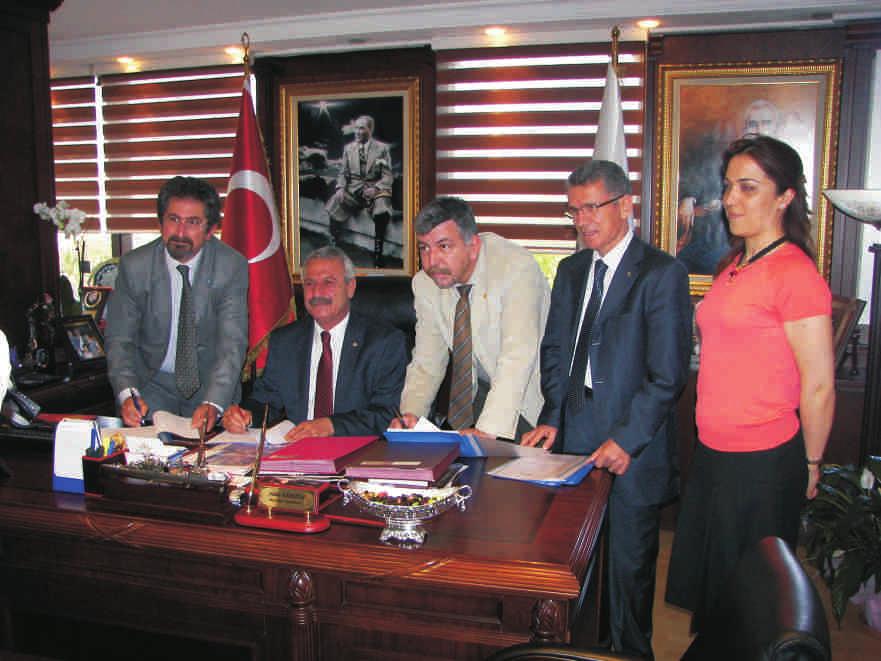 Karabağlar Belediyesi ile asansörlerin yıllık kontrollerinin yapılmasıyla ilgili işbirliği protokolü 30 Nisan 2010 tarihinde imzalandı.
