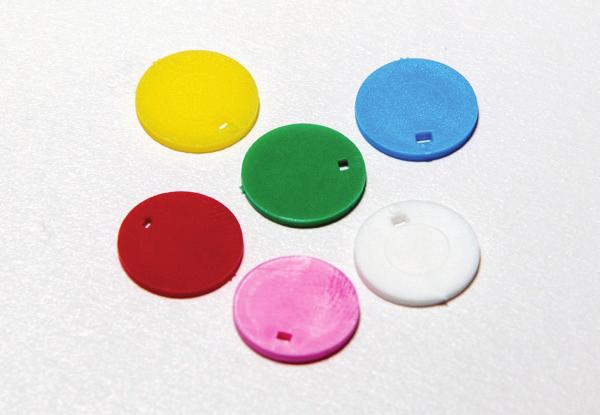 diskleri ile 6 farklı kapak rengi elde edilebilir.