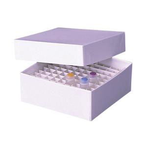 Saklama Kutusu, Cryo Tüp için, Beyaz, Karton Düşük sıcaklığa dayanıklı kartondan yapılmıştır. Su geçirmez.