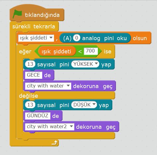 mblock Kodu 7: LDR