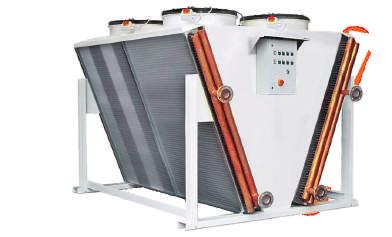 DRY COOLERS Kuru Soğutucular 13 Coil Manufactured from 1/2 or 5/8 seamless copper tube expanded into collared aluminium plate fins.