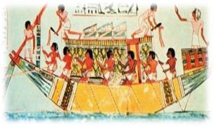 Geçmişten Günümüze Yelkencilik ve Denizcilik Mısırlılar, bildiğimiz ilk yelkenli tekneleri Nil nehri