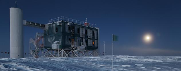 IceCube, şimdiye kadar inşa edilmiş ilk gigaton nötrino algıcıdır ve evrendeki en şiddetli nötrino olaylarını gözlemlemek için tasarlanmıştır.