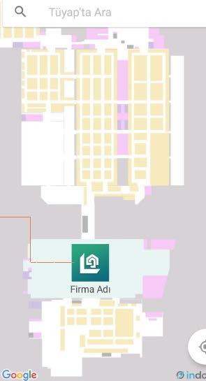 MyTüyap Mobil Uygulama Harita Modülü Reklamları Fuarın gerçekleştirildiği sergi salonlarının detaylı yerleşim planlarını içeren interaktif harita modülüyle ziyaretçiler harita üzerinde anlık