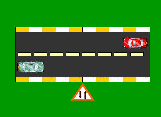 transit trafiğe tahsis edilen, belirli yerler ve şartlar dışında giriş ve çıkışın yasaklandığı; yaya, hayvan ve motorsuz araçların giremediği,